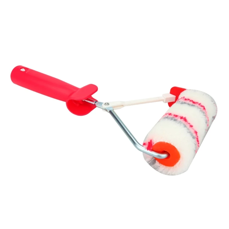

4Inch Ergonomic Paint Roller Superfine Fibre Roller Paint Home Painting Supplies Paint Brush 110mm Total Length Tool