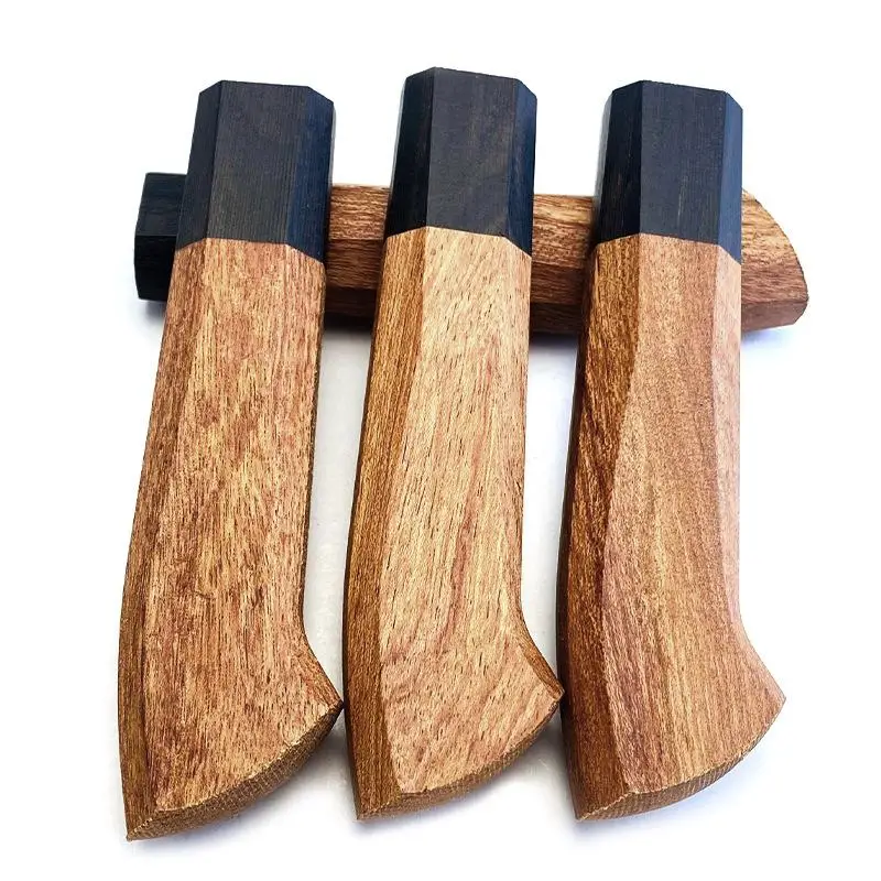 Manico in Legno Massello Fai-da-Te per Coltelli Giapponesi, Migliora o Ripristina la Tua Lama con Queste Impugnature Ottagonali, Premium e Personalizzabili