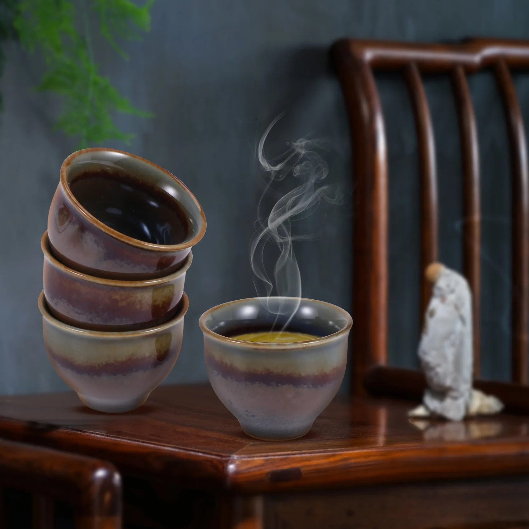 

AT29-Фарфоровый китайский чайный сервиз Gongfu, портативный чайник с вращением на 360°, чайник и заварочный портативный подарок «все в одном»