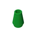 100pcs green