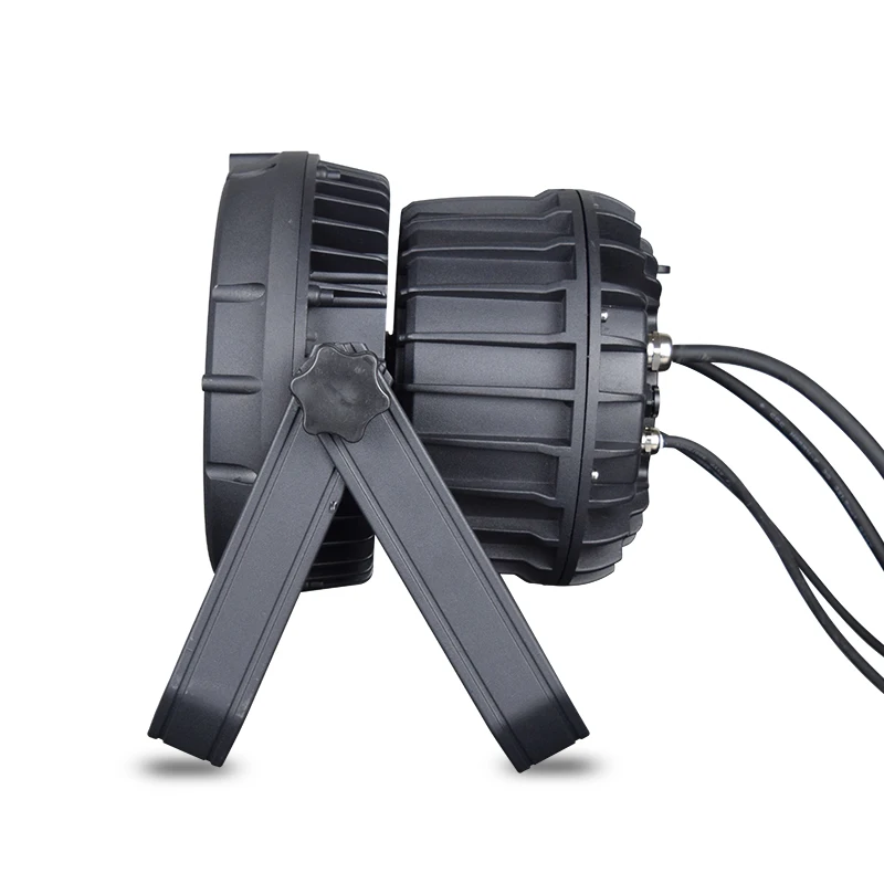 Outdoor IP65 Waterproof LED Par Lights DMX RGB Wash DJ Stage Flat Par Light