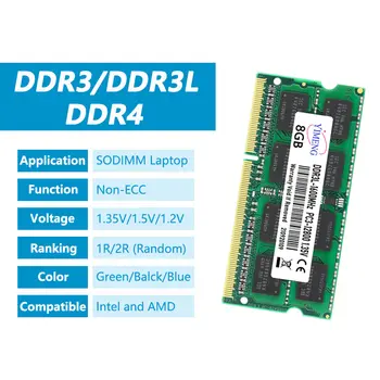 DDR3 DDR3L DDR4 8GB 16GB paměť RAM pro notebooky PC3 1,5V PC3L 1,35V 8500 10600 12800 PC4 1,2V 2400 2666 3200 MHz SoDIMM paměti RAM 8 nejlepší prodej 1x16GB ddr3 - №8