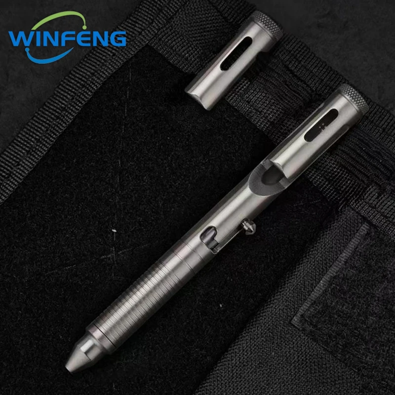 Creative Metal Self-Defense Tactical Pen Business Signature Ballpoint Pen Personal Security Equipment Emergency Grass Breaker