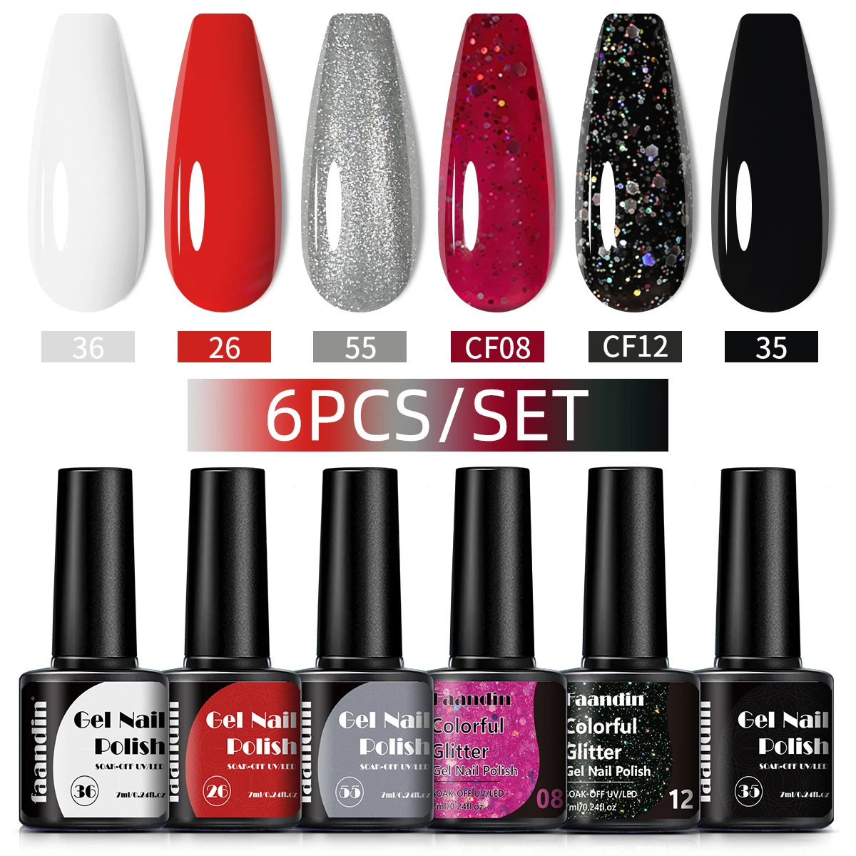 6 قطع/مجموعة فانين 0. صندوق هدايا 24 أونصة * 6 زجاجات، لؤلؤي بلون موحد، عين القطة، دوامة، مجموعة طلاء أظافر جل الليزر، ألوان غنية، سلسلة أرجوانية مختارة، سلسلة أظافر مبهرة، طلاء أظافر عالي الجودة، مناسب لصالونات الأظافر، مناسب لصالونات الأظافر، سهل الإزالة، سهل الإزالة، مناسب لصالونات الأظافر #1