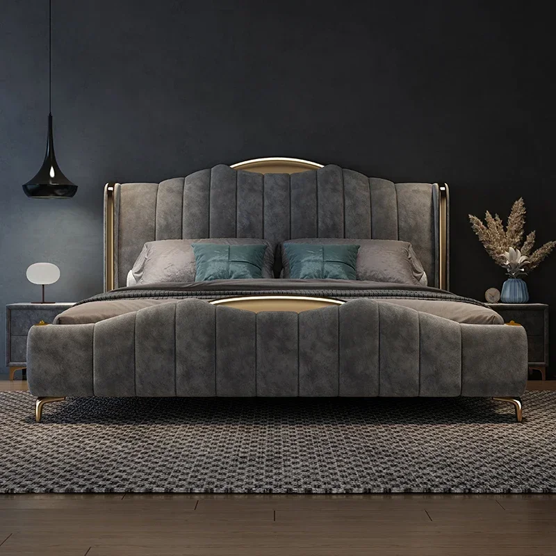 Cama Vintage moderna para dormitorio, salón posmoderno, exhibición de jugadores sexuales, Tatami único a la moda, Cama de oficina, tamaño Queen, muebles posmodernos