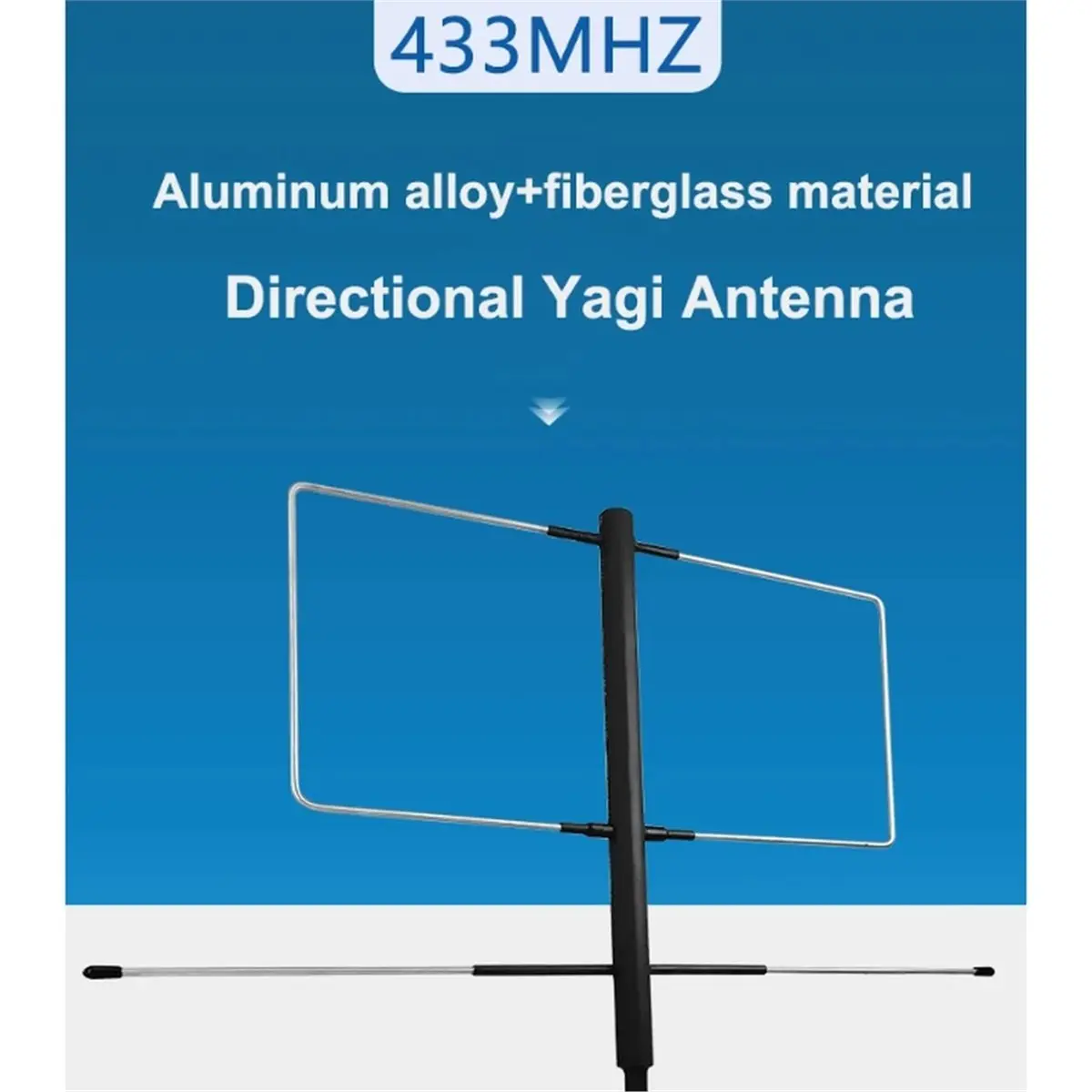 2026 NEW 430-440MHz Handheld for Antenna 6dBi High Gain Radio Station+UV Dual Band Long Range Directional Signal Reception