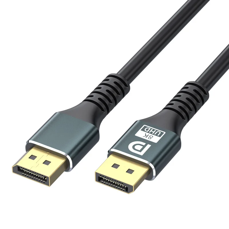 

Кабель HD DP1.4 к DP 8K 60 Гц, позолоченный видеокабель «папа-папа», 32,4 Гбит/с, порт дисплея к видеокабелю Displayport