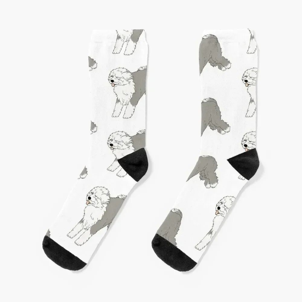 

Old English Sheepdog Socks Antiskid soccer sheer professional running Socks Men's Women's