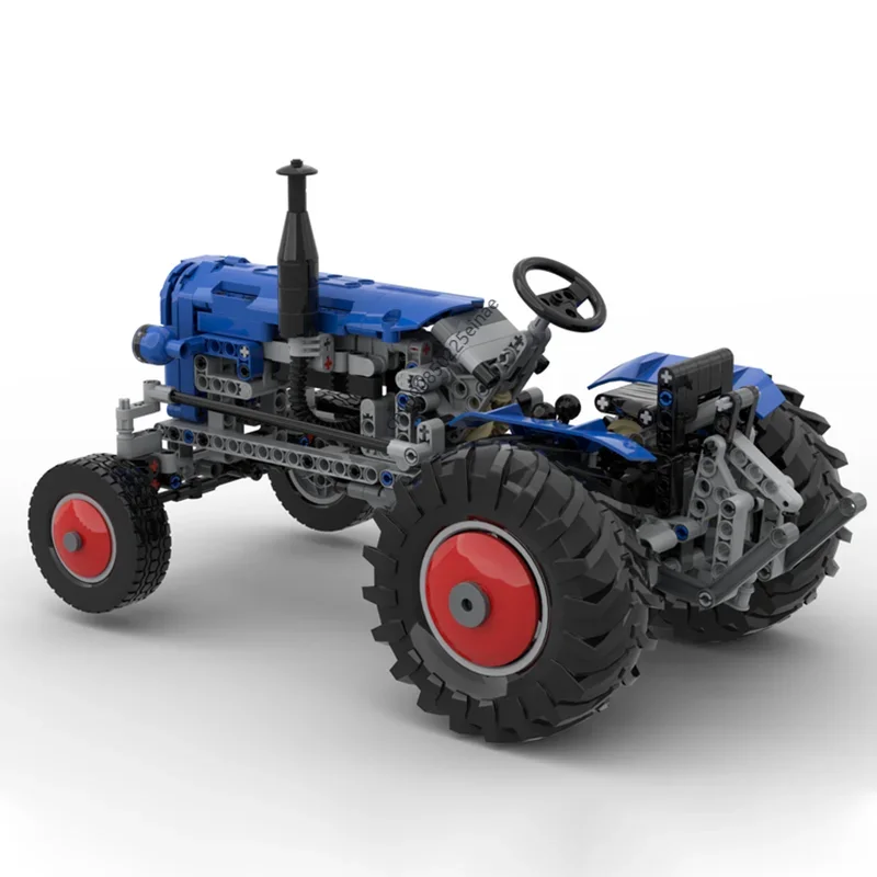 626pcs-moc-vintage-tractor-with-mowbar-trailer-model-diy-creative-ideas-child-toy-birthday-gift-technology-blocks