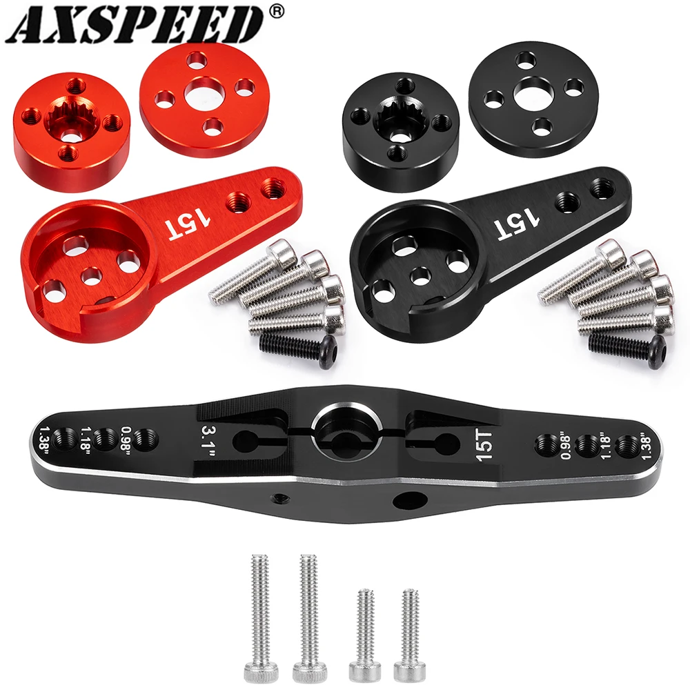 

Сервопривод AXSPEED из алюминиевого сплава 15T для радиоуправляемых моделей машин 1/5, краулеров, игрушек, запчасти