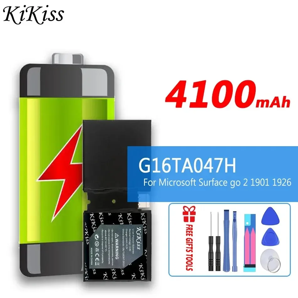 

KiKiss Battery G16TA047H 4100mAh For Microsoft Surface go 2 go2 1901 1926 Series Repalcement Bateria