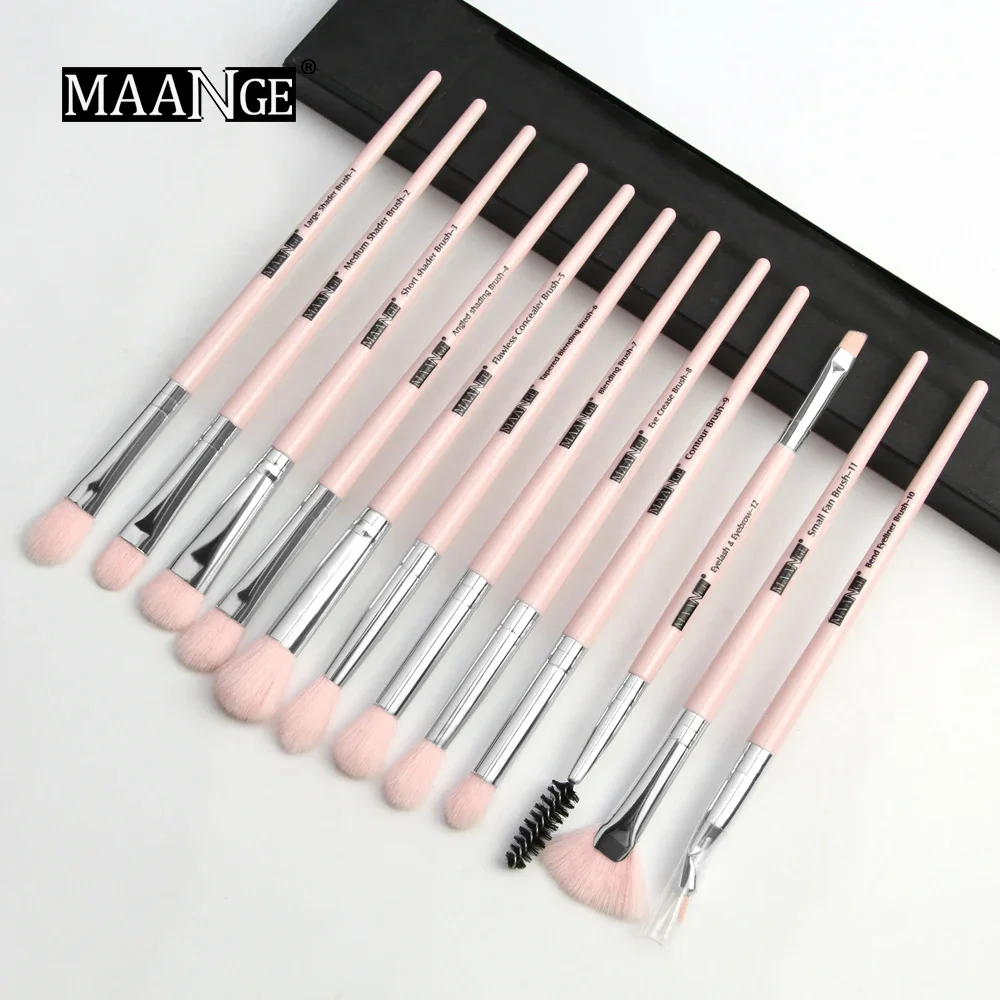 Makeup brushes set professional 12 pcs/lot Makeup Brushes Set Eye Shadow Blending Eyeliner Eyelash Eyebrow Brush For Makeup Tool