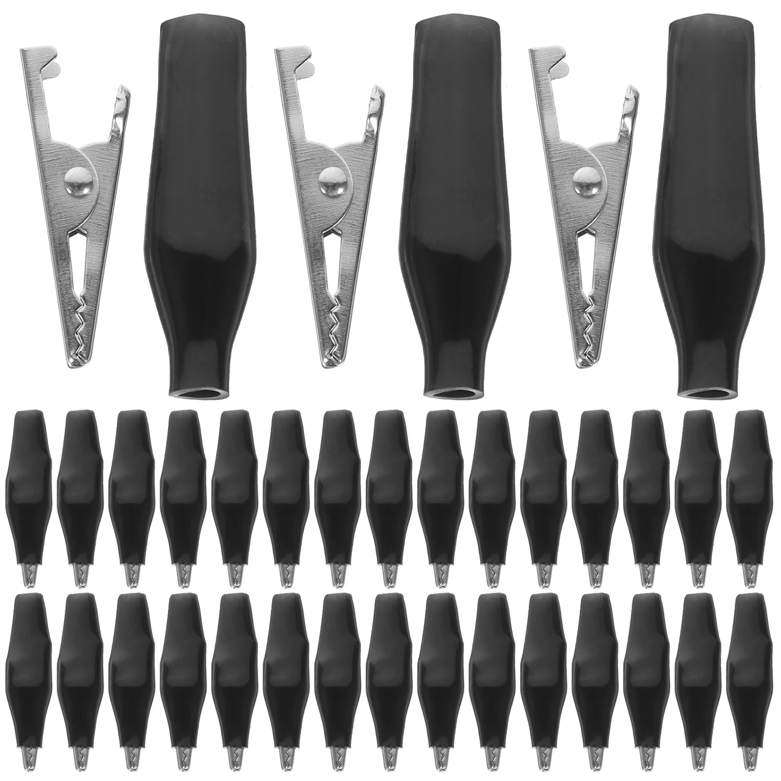 

100Pcs Test Clips Small Electrical Alligator Clip Lead Probe for Voltage Testing Electric Welding DIY Projects
