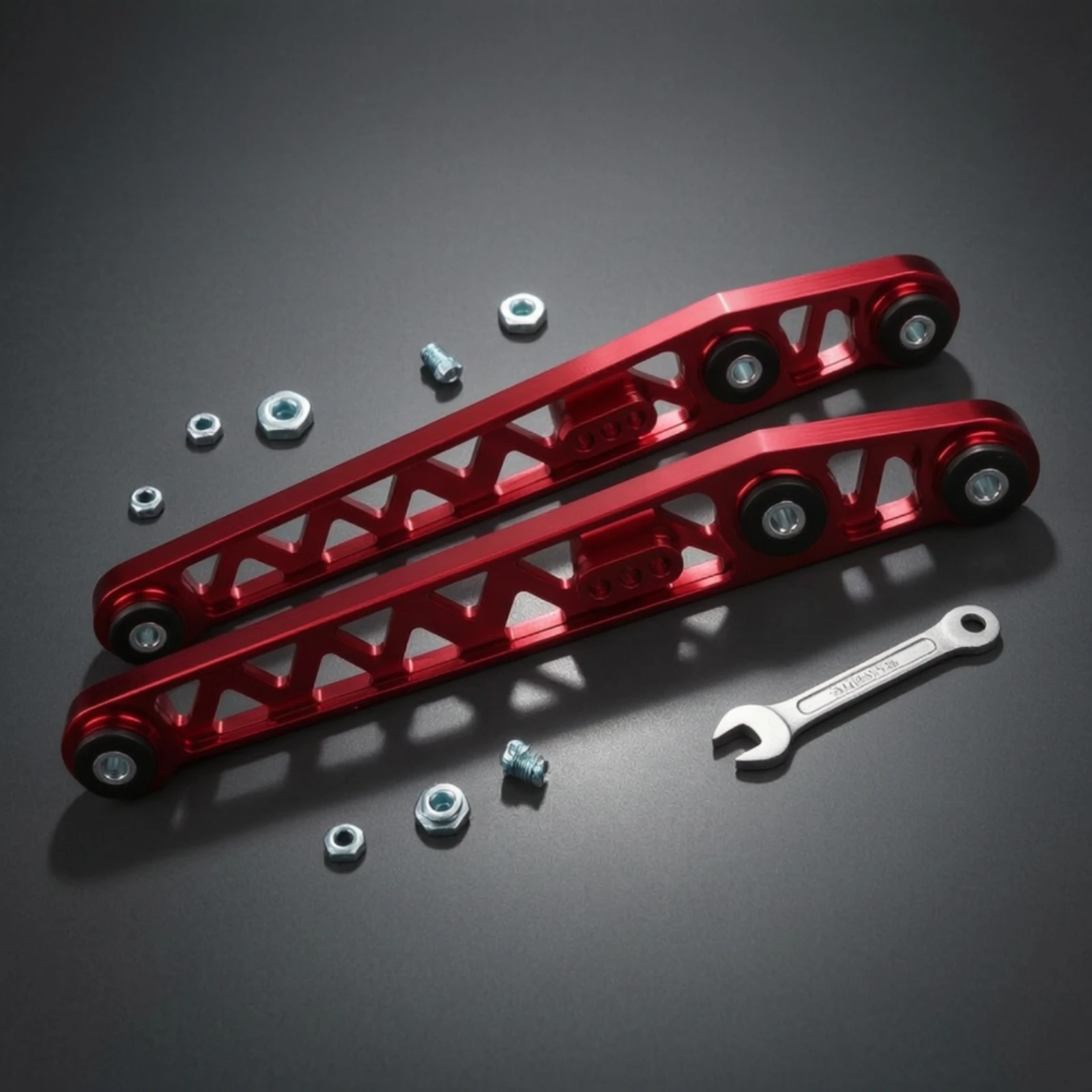 Engine Control Arms Anodized Rear Control Arms Auto Parts Rigid Replacement for Car Enthusiasts, Track Days, Garage Projects