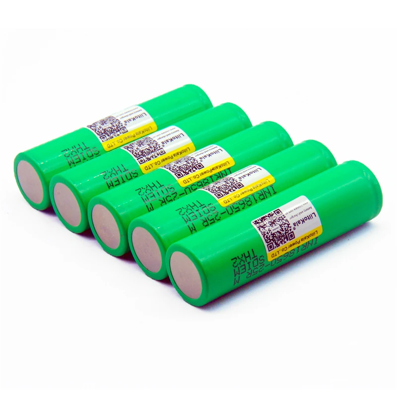 1-30PCS NEW LiitoKala 18650 2500mah 25R 18650 li-ion rechargeable battery power safe battery