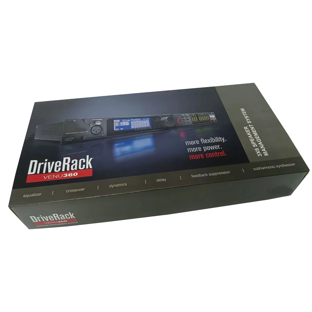 PA2/VENU360 2อินพุต6เอาต์พุตตัวประมวลผลสัญญาณเสียงบนเวทีซอฟต์แวร์ต้นฉบับตัวขับเสียงตัวประมวลผลแบบมืออาชีพลำโพง