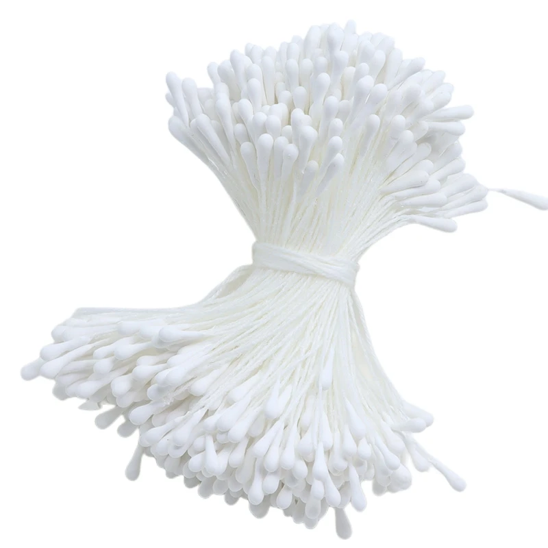 400pcs 2mm Moulti Options Artificial Flower stamen Mini Pearl Floral pistil For Wedding Party Home Decoration DIY Accessories