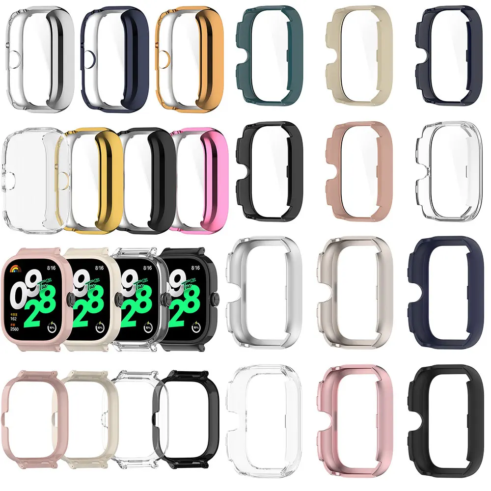 Tempered Glass Case For Redmi Watch 5,Screen Protective Cover Anti-scratch Protector Shell Bumper For Redmi Watch 5 Accessories