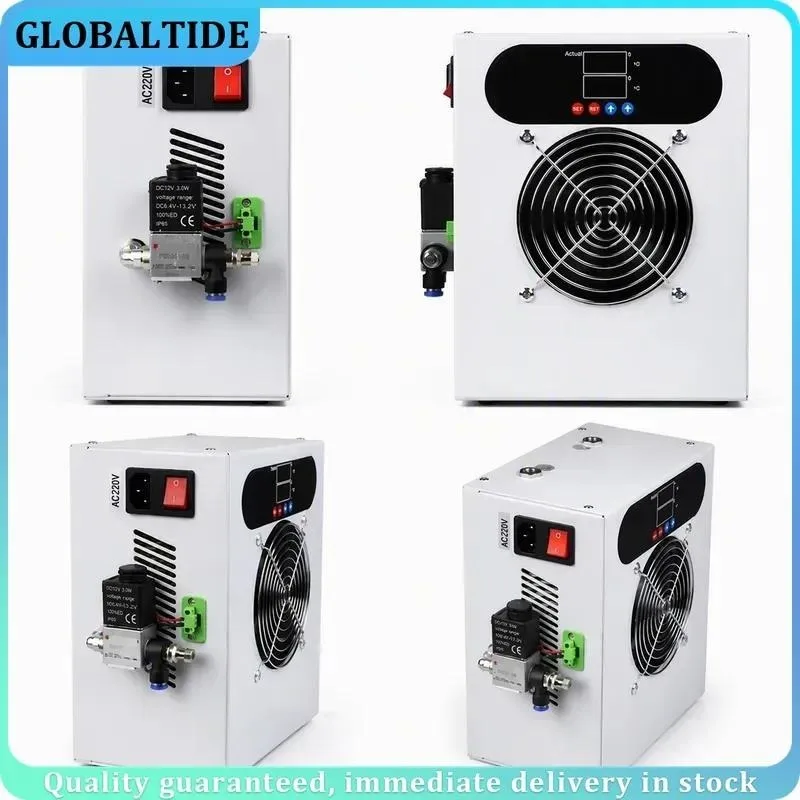 Refrigerated Gas Dryer 210W Air Compressor Drying System Compressed Air Water Removal Filtration Automatic Drain Cold Dryer