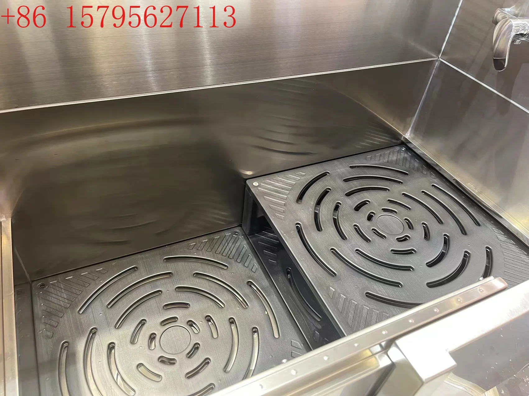 Yumei غسل الحيوانات الأليفة حمام سباحة للكلاب 304 حوض استحمام سميك من الفولاذ المقاوم للصدأ حوض استحمام متجر الحيوانات الأليفة حوض استحمام كبير #6