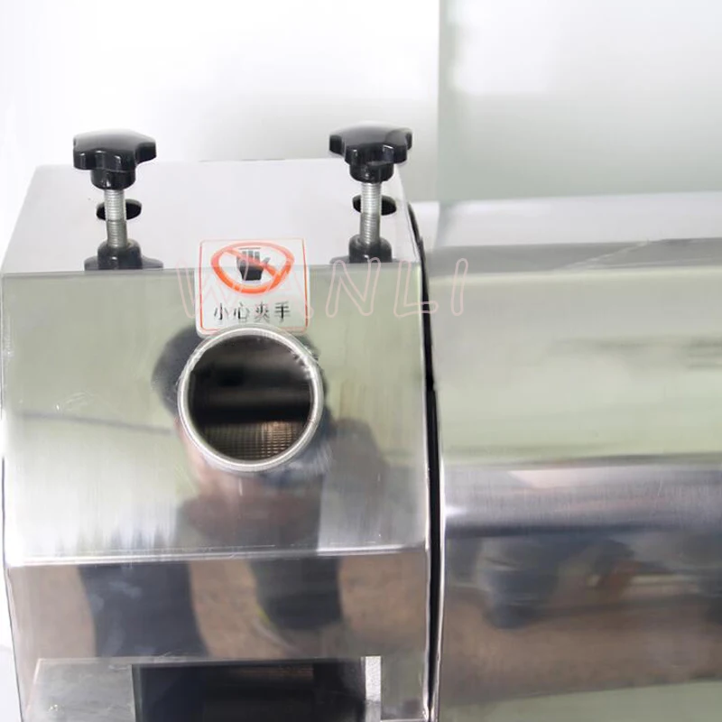 Exprimidor eléctrico Vertical de caña de azúcar, Extractor Industrial de 1100W
