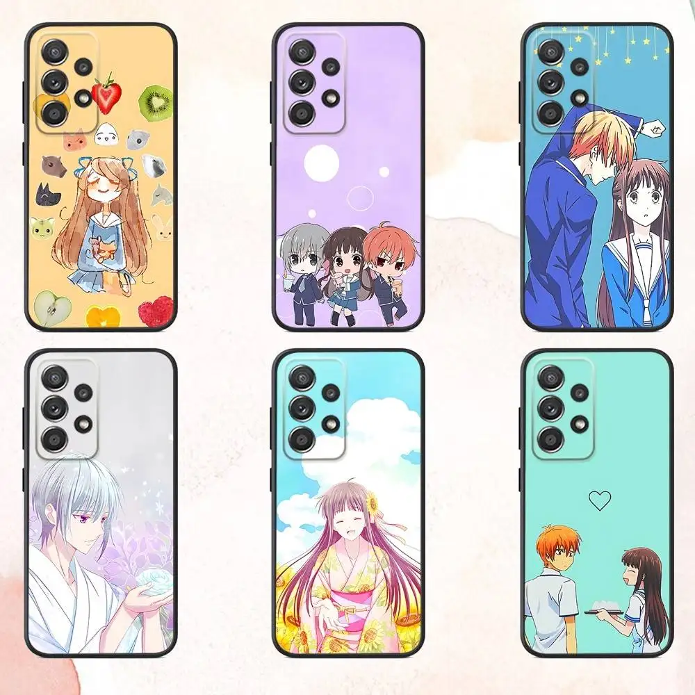 

Comic Fruits B-Basket Phone Case For Samsung S25,S24,S21,S22,S23,S30,Ultra,S20,Plus,Fe,Lite,Note,10,9,5G Black Cover
