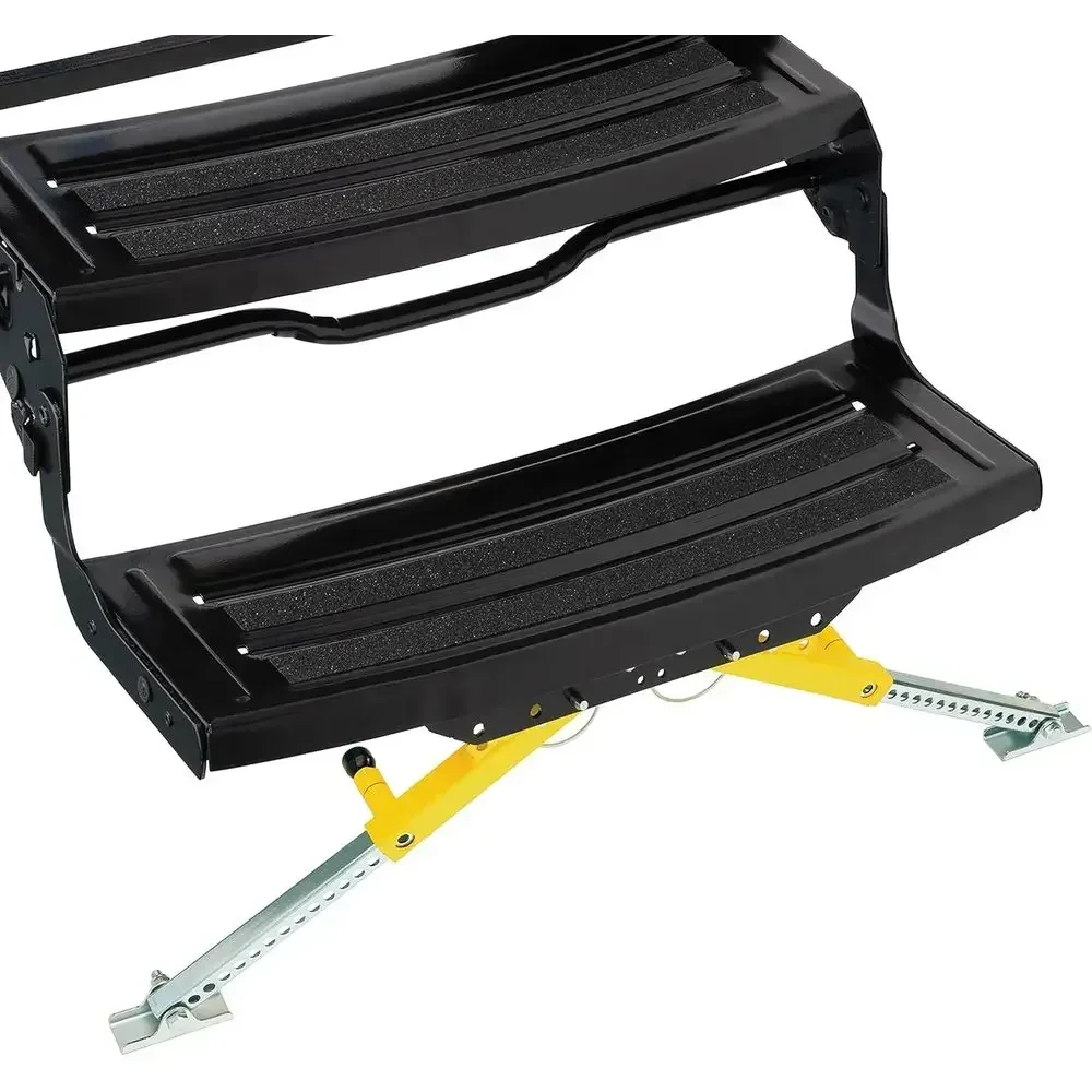 Kit Estabilizador de Escalones Lippert Solid Stance para Remolques de Quinta Rueda, Caravanas y Autocaravanas