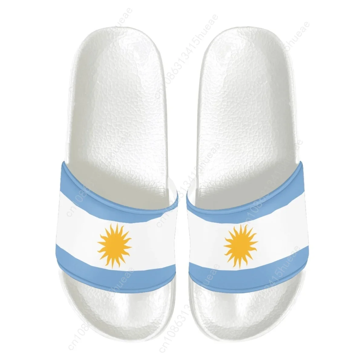 Belidome Summer Women Shoes Flag Of Argentina Design Casual Fashion Slippers for Ladies Non Slip Casual Beach Slides Shoes Woman