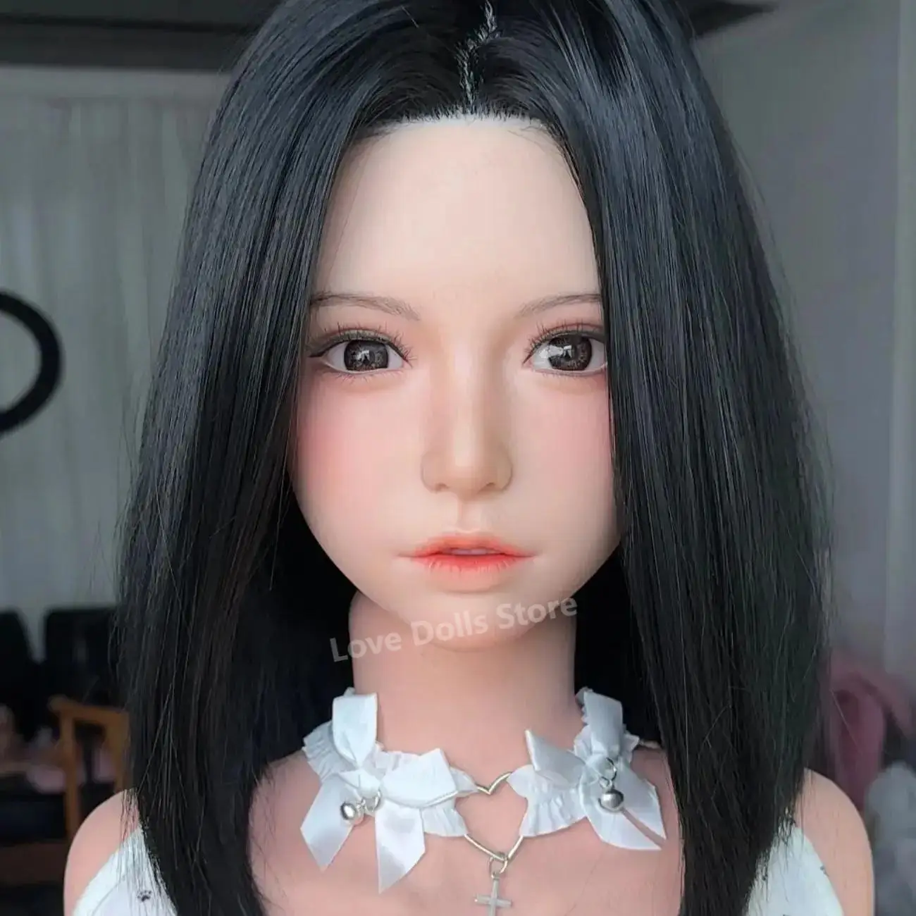 【Wonpaa】Silicone de grau alimentício Grande cabeça TS 498/Y47/Y28 M16 Interface de parafuso boca aberta com dentes língua alunos cavidade oral-1342