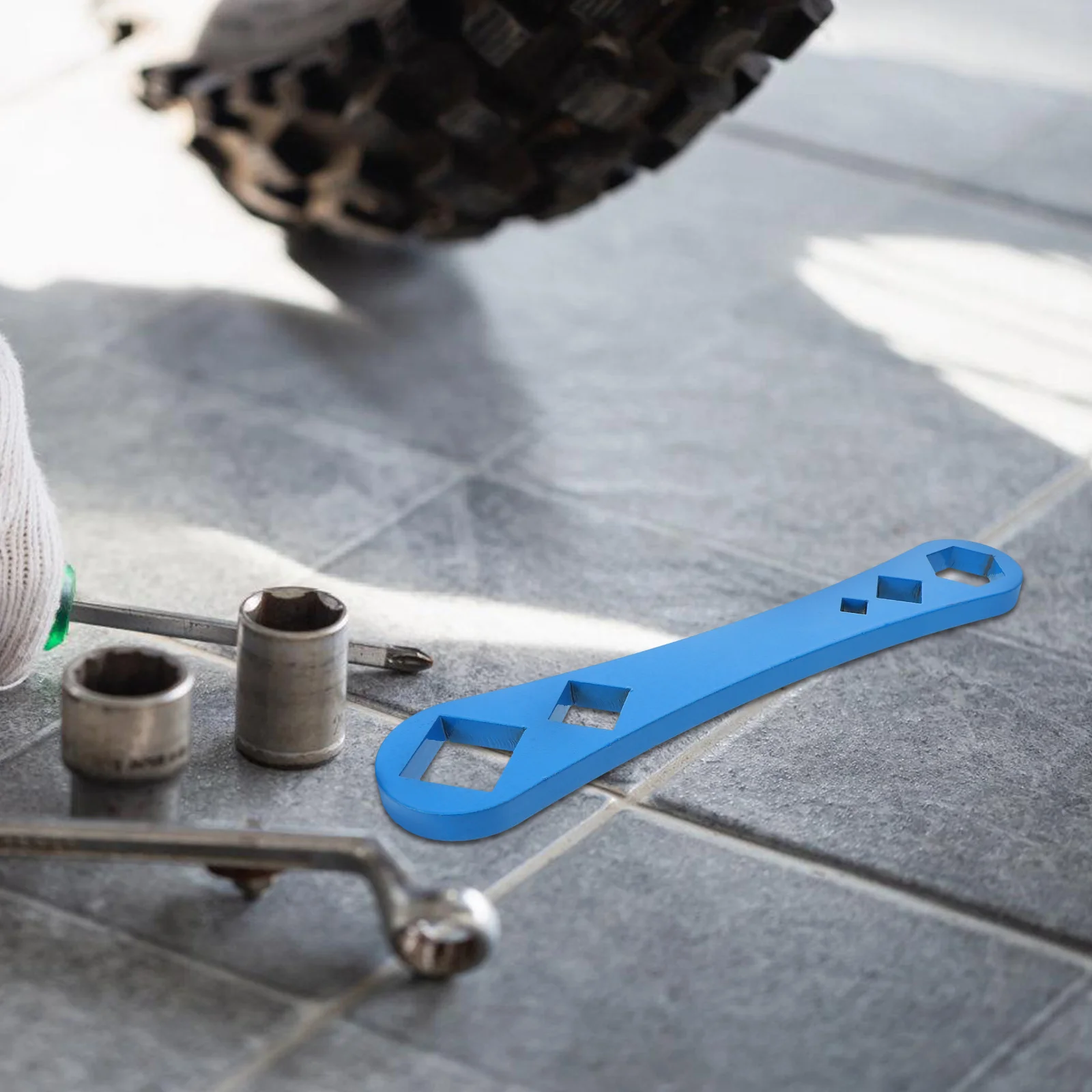 

Drain Plug Socket Wrench High Manganese Steel Durable Oil Pan Screw Removal Tool Lightweight Portable Oil Outlet Removal Tool