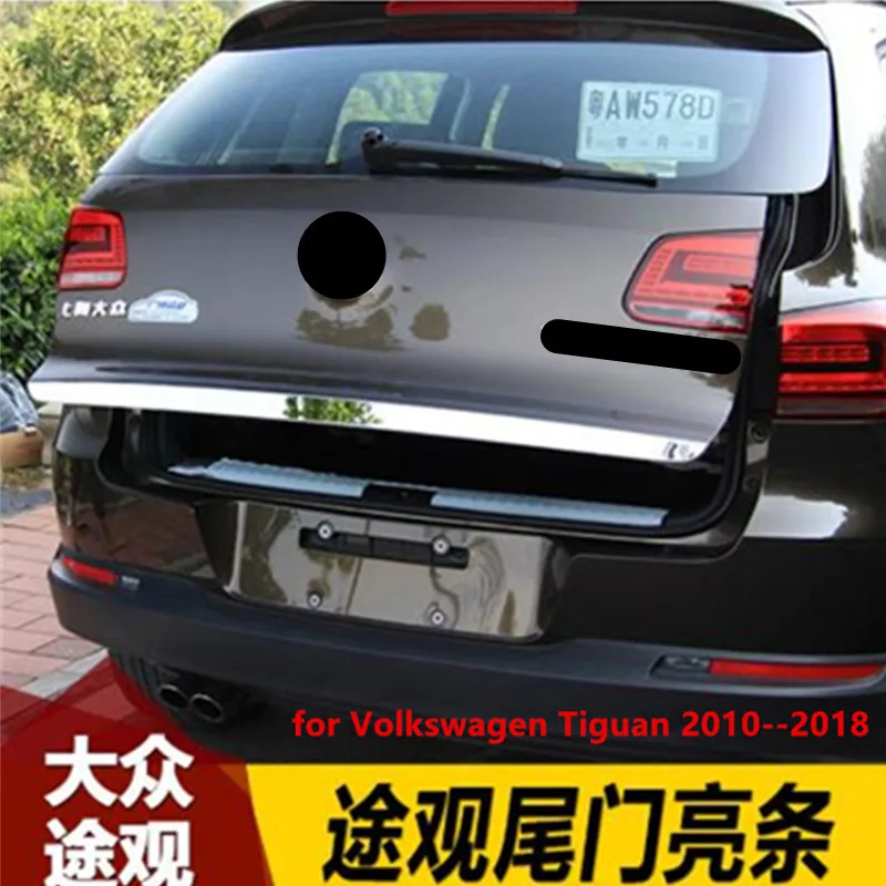 

High-quality stainless steel Rear Trunk Door Handle Cover Tail Gate Trim Bezel Molding Styling for Volkswagen Tiguan 2010--2018