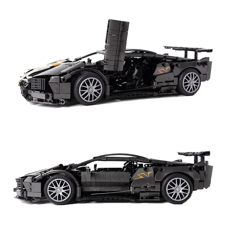 Technol Super Speed Champions Bricks Car Model Building Blocks City Race Car Toys Children Assembly Kids Birthday Gifts For Boy