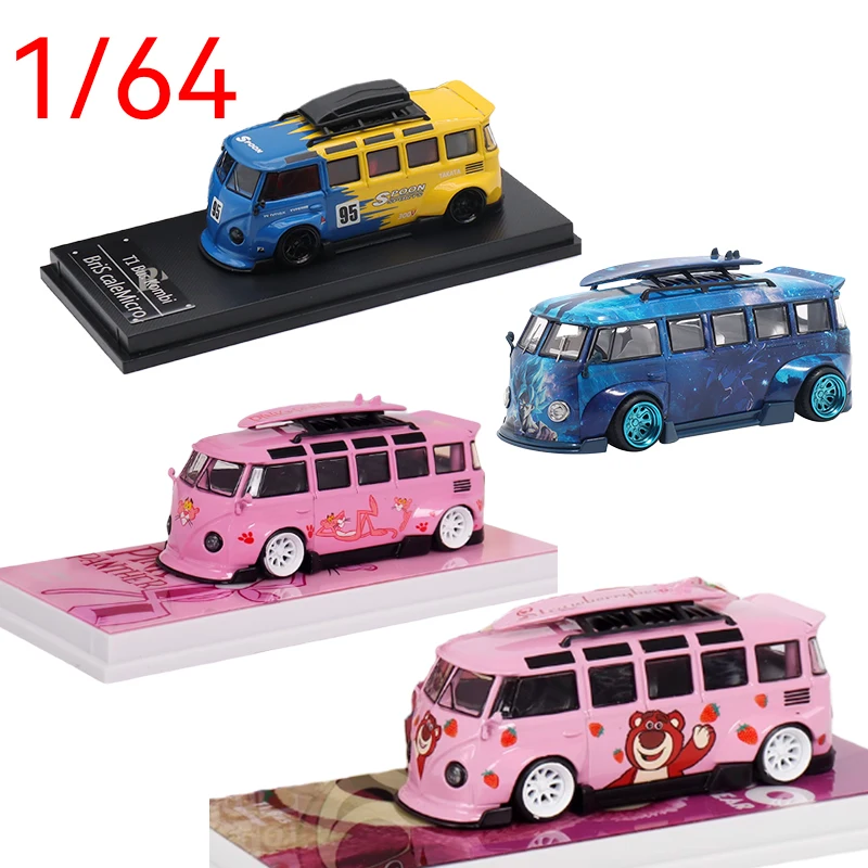 

Falme литой под давлением масштаб 1/64 Volkswagen GULF, модель автомобиля из сплава V W T1, игровые транспортные средства SPOON, игрушки для мальчиков, коллекция оригинальных коробок