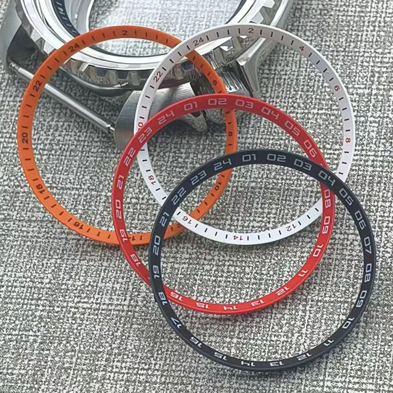 Mod Watch Chapter Ring Fits NH35 NH36 SKX007 SKX009 Watch Case Replace Plastic Inner Ring Size 30.5mm×27.5mm Watch Refit Parts