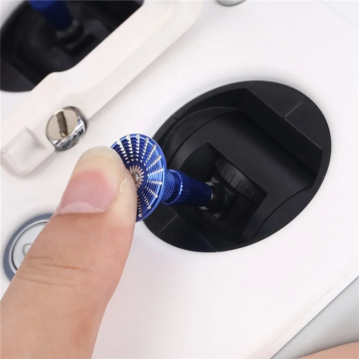 CNC الألومنيوم M3 3 مللي متر متحكم الألمنيوم عصا الإبهام مظلة Thumbstick ل FU/JR تحكم الارسال RC هليكوبتر طائرة سيارة كوادكوبتر