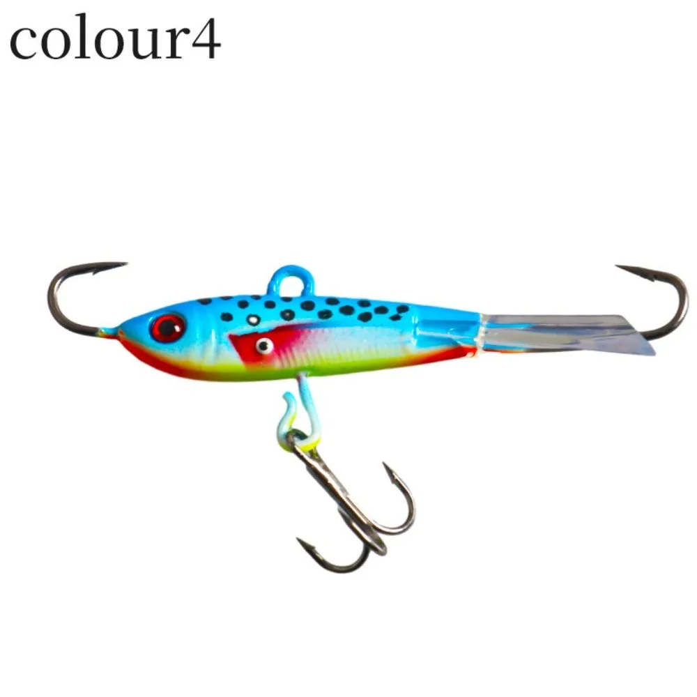 New 4styles Winter Ice Fishing Lure Jigging AD-Sharp Ice fishing lure Balancer 63mm10g Lead Hard Hook High Quality