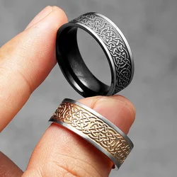 Viking Celtic Knot Men Rings Stainless Steel Vintage New In Punk Cool Stuff Women Jewelry Fashion Accessories Gift Wholesale