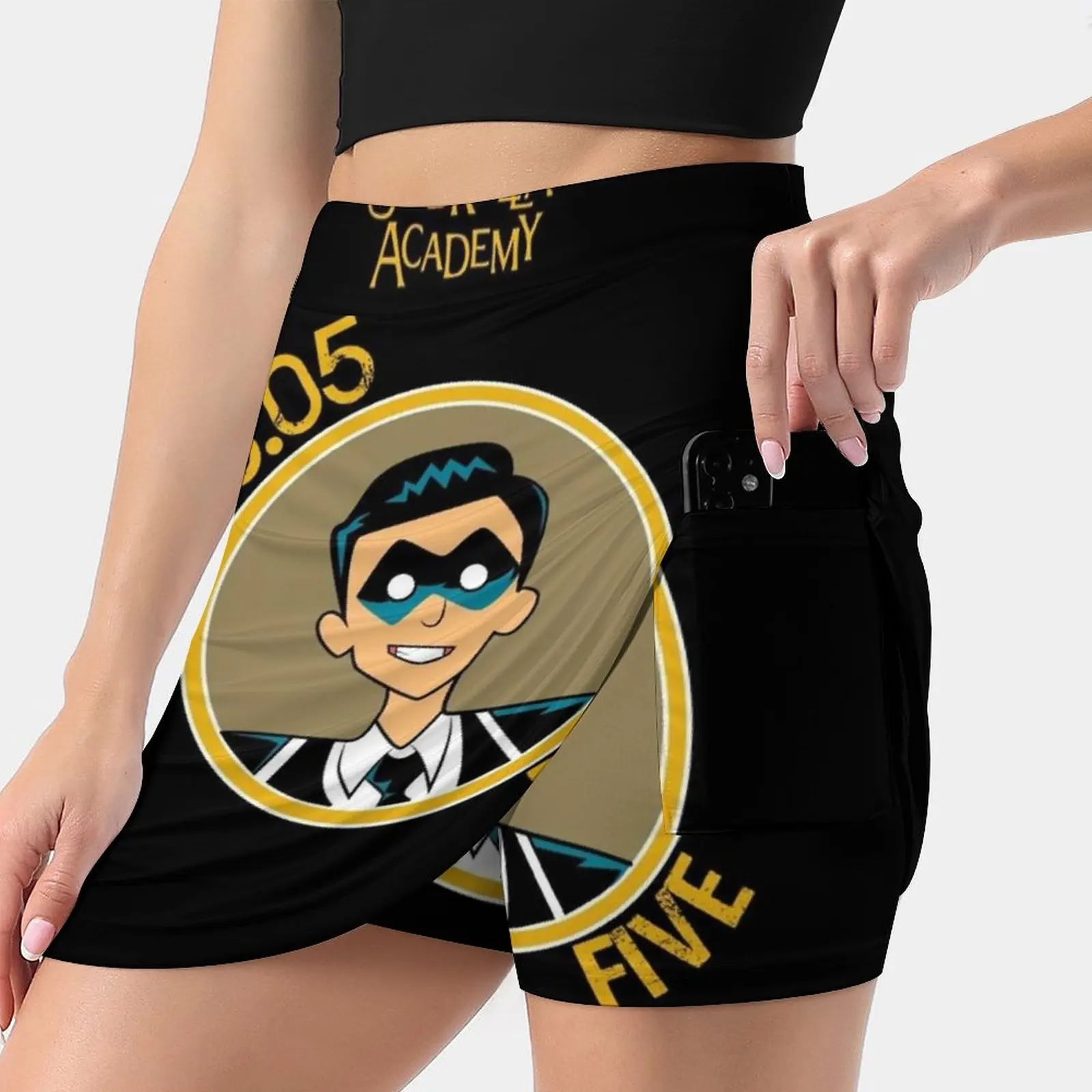 Umbrella Academy : Five Cartoon Skirts Woman Fashion 2022 Pant Skirt Mini Skirts Office Short Skirt Umbrella Academy Umbrella