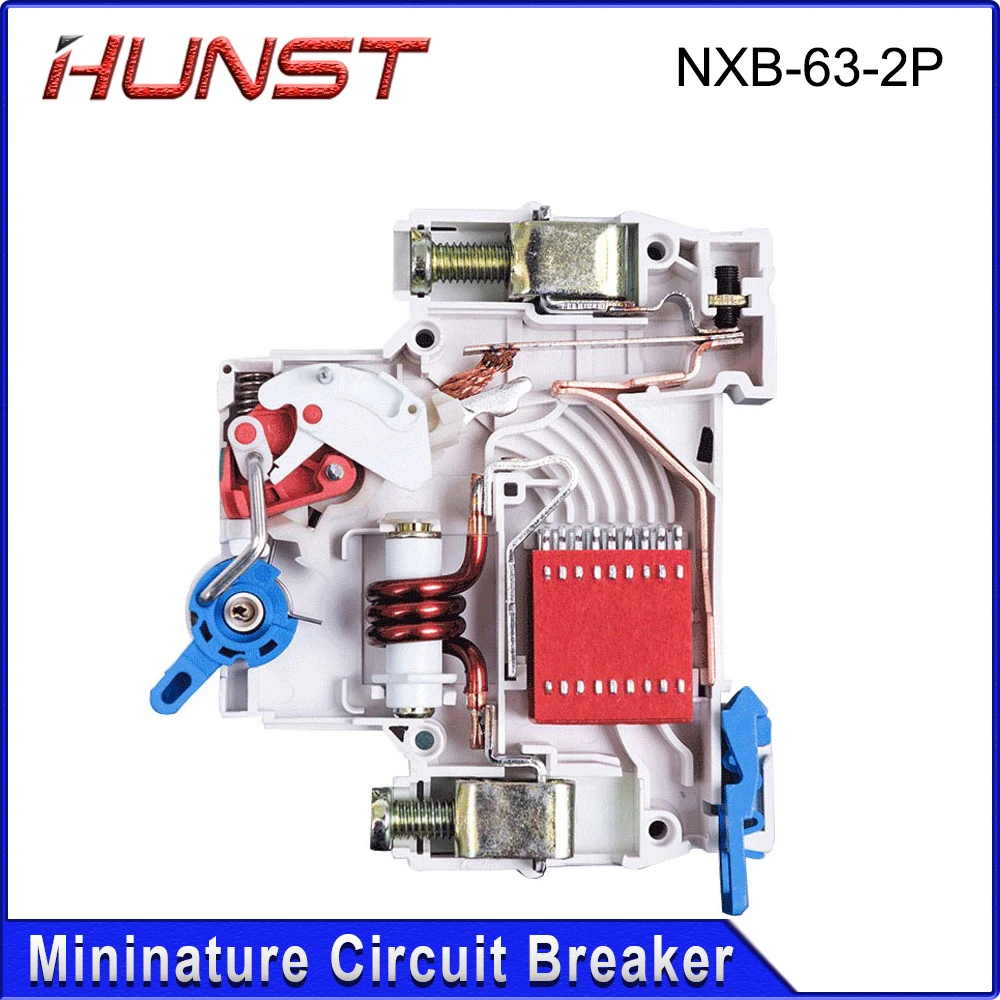 HUNST CHNT NXB-63 2P مصغرة تسرب حامي 3A-63A المنزلية الصناعية قطاع دارة الهواء التبديل