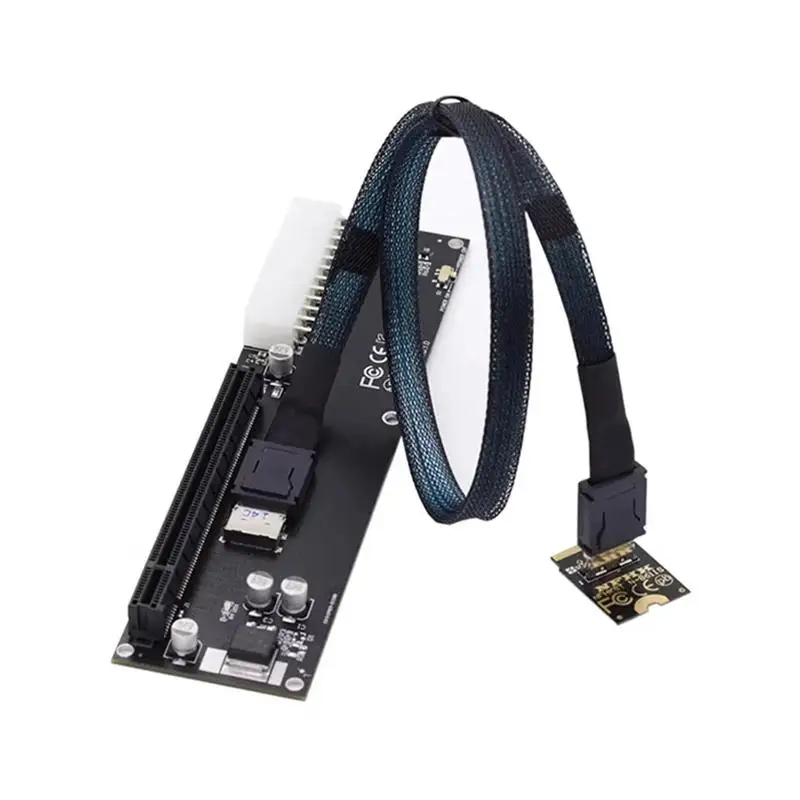 NEW-For Oculink SFF-8612 SFF-8611 Adapter Card PCI-E 16X 2230 M.2 M-Key Adapter For GPD WIN Max2 External Graphics Card