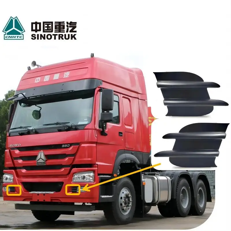 

Original Quality HOWO Truck Cabin Parts Fog Lamp Black Plastic Cover WG1642241023,WG16422410234 For HOWO Parts