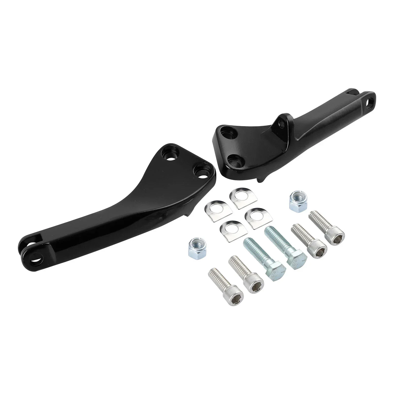 

For Harley Dyna Wide Glide Street Bob 2006-2017 Motorcycle Passenger Foot Peg Mount Brackets