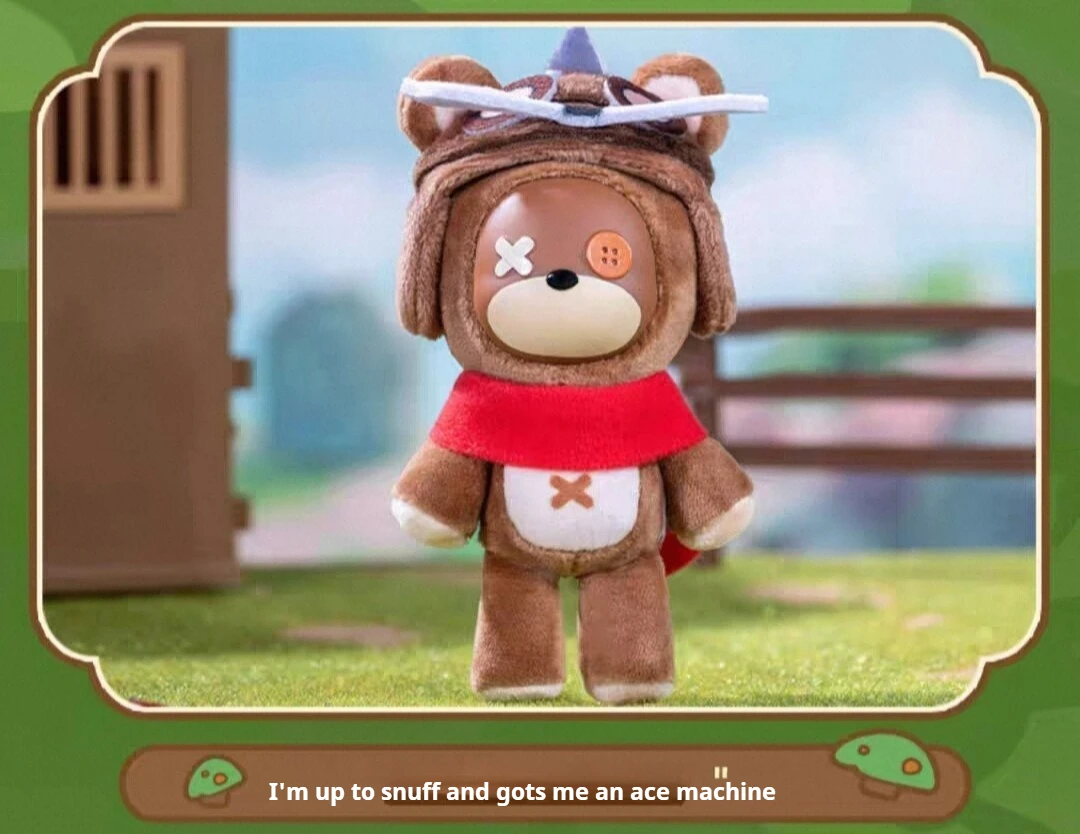 League Of Legends Plush Keychain Blind Box Tibbers Cosplay Pendant Stuffed Doll Toy Collection Charm Bag Gift For LOL Game Fans view 6