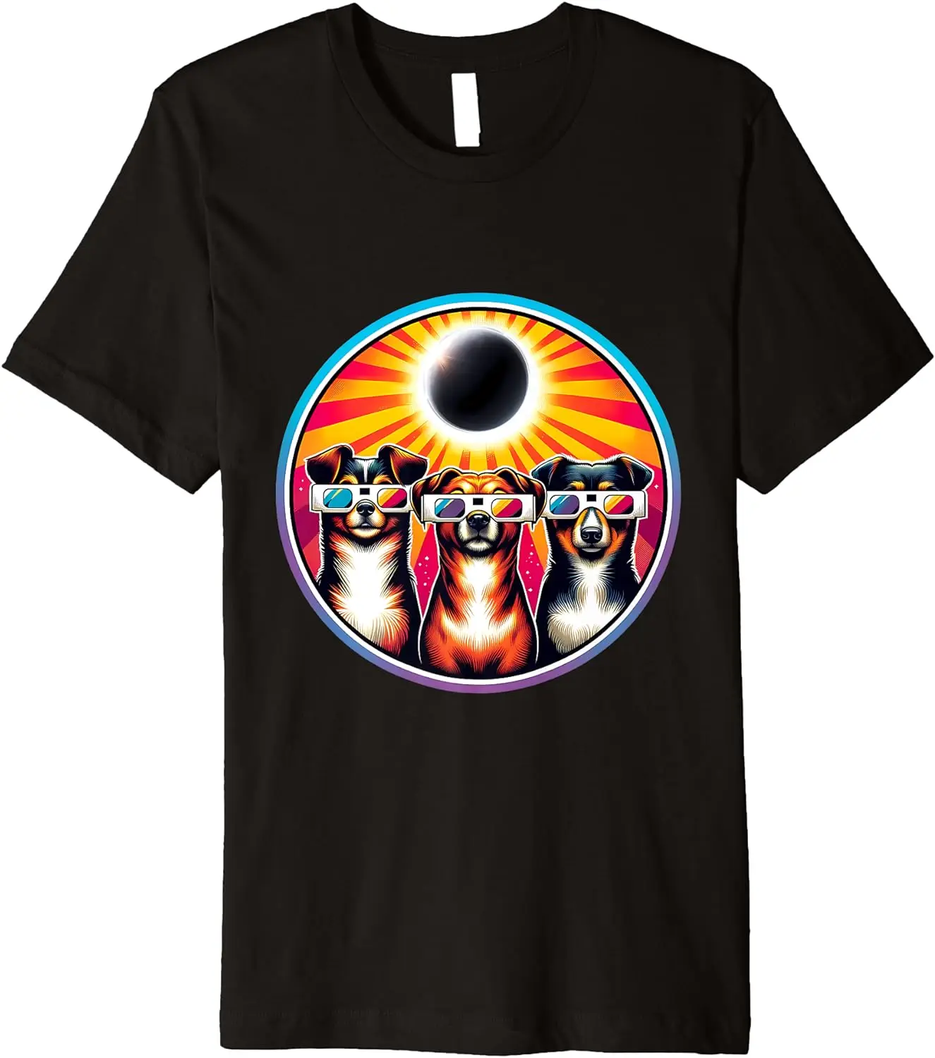 Total Solar Eclipse 2024 04.08.24 Cool Astronomy Lovers Premium T-Shirt