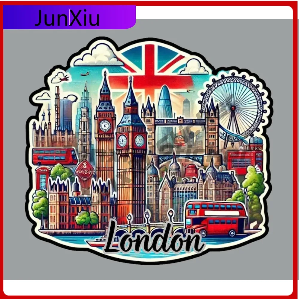 

London Uk City Vinyl Decal Travel Sticker Fridge Or Laptop Decals Adventure Suv Camper Windshield Bumper Stickers For Motorcycle