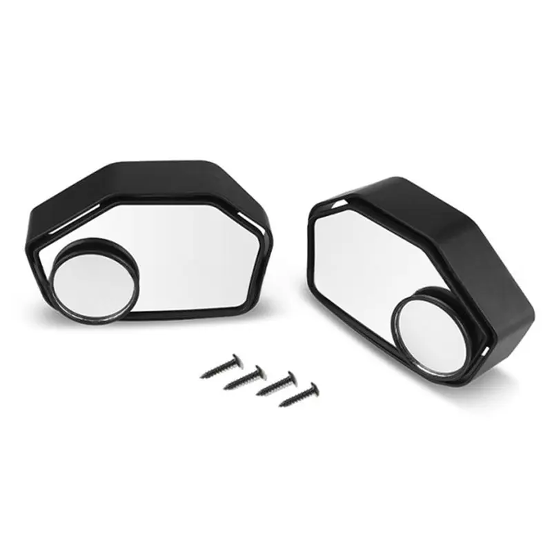 Leading-For 2025-2026 XMAX300 Scooter Compatible Wide Angle Adjustable Rearview Mirrors, Modified Blind Spot Auxiliary Re
