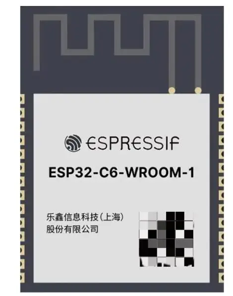 ESP32-C6-WROOM-1-N16 ESP32-C6 module, Wi-Fi 6 in 2.4 GHz