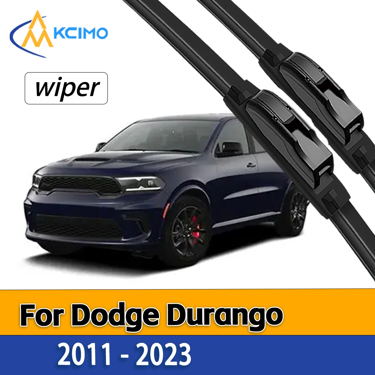 

Wiper Blades For Dodge Durango WD 2011 - 2023 Sedan Touring Front Windshield Wiper Hook Soft Rubber Frameless