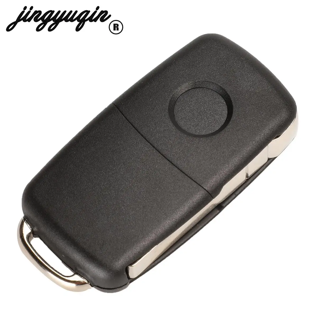 jingyuqin 2/3/4/5 Buttons Hu66 Blade For Vw B5 Golf Seat Polo Passat Tiguan Skoda Flip Folding Car Remote Key Shell Case