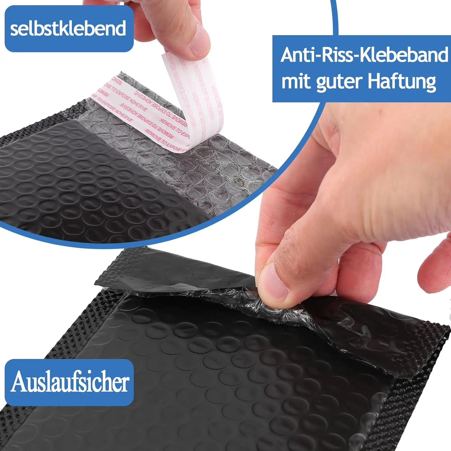 20Pcs Self-Seal Bubble Mailer Envelopes Waterproof Express Shipping Packaging Small Business Supplies Clothing Packaging
